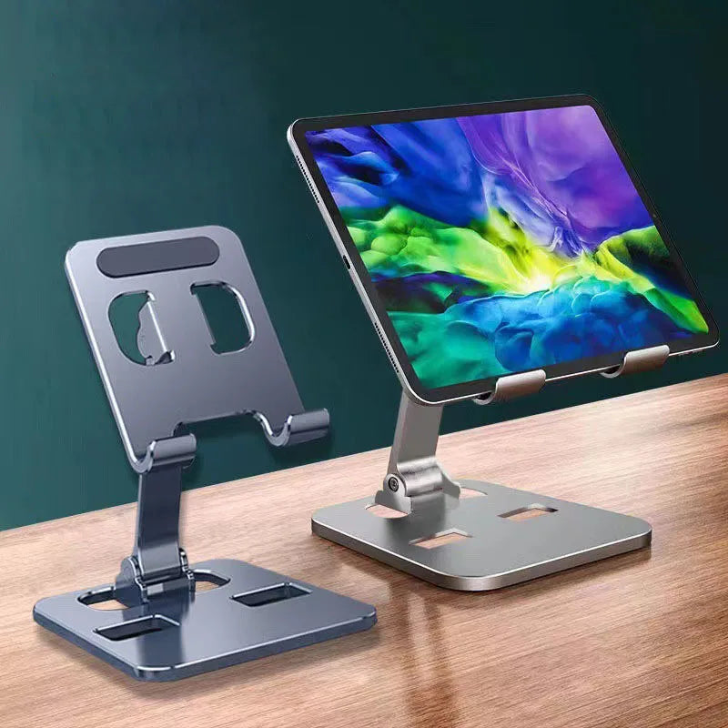 Soporte universal para tableta portátil de aleación de aluminio para iPad, soporte para tableta, soporte ajustable y flexible para teléfono móvil