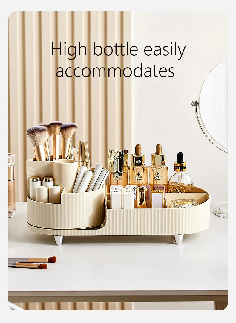 XIAOGUI Makeup Organizer Cosmetic Box Rotating Acrylic Storage