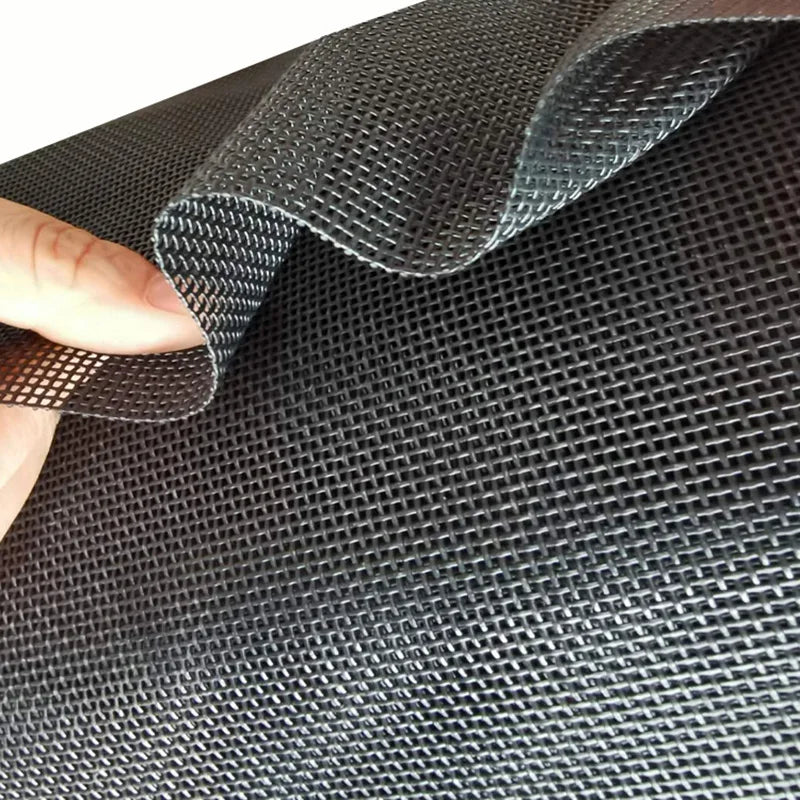 High Quality Waterproof Teslin Mesh Fabric for DIY Office Chair Recliner and Beach Lounge Use in Black