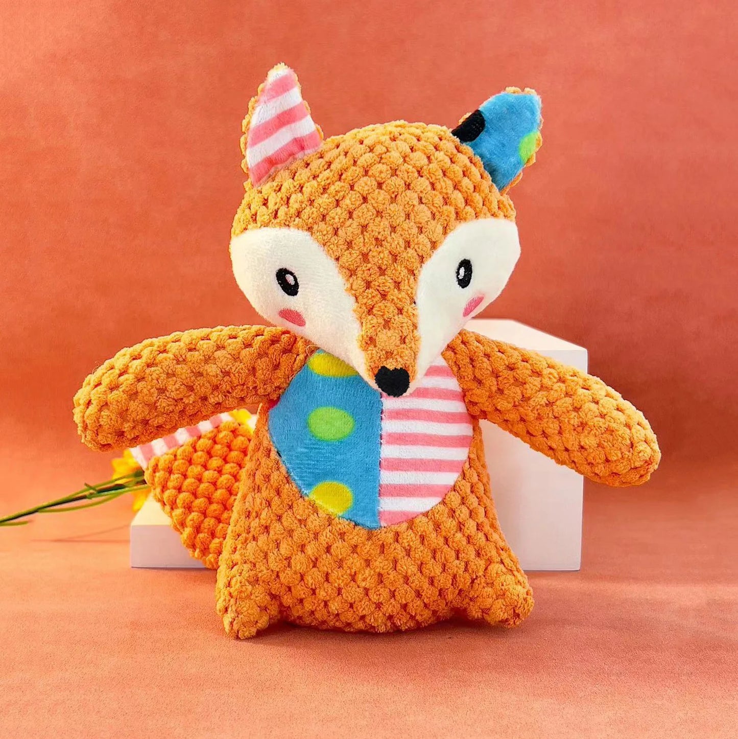 New Pet Toy Dog Interactive Plush Toys Bite Grinding Teeth Clean Teeth Bite Resistant Vocal Animals Pet Plush Toy Supplies