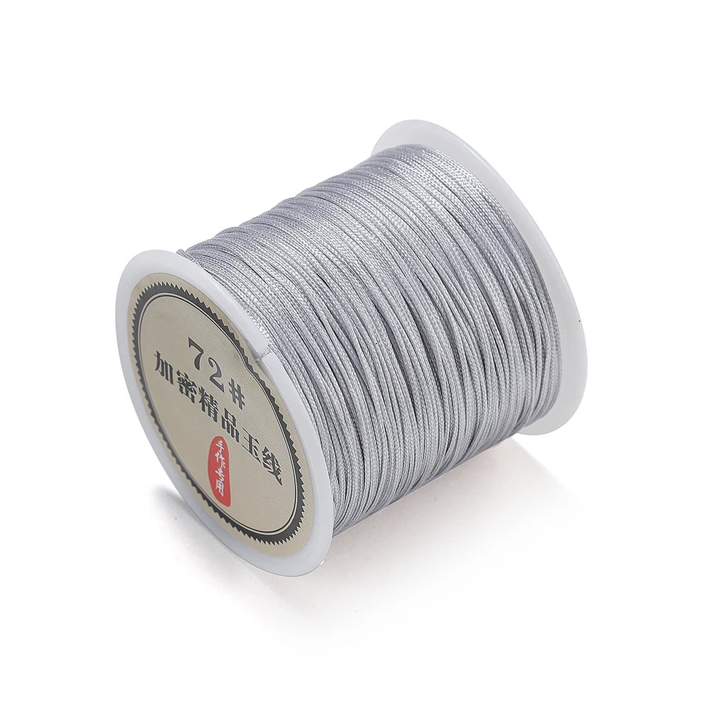 10/50M 0.8mm Nylon Thread Cord for DIY Jewelry Making