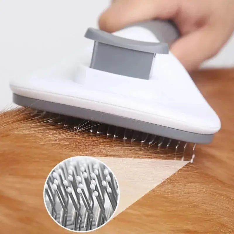 Self Cleaning Pet Dog Brush Cat Comb Grooming Tool