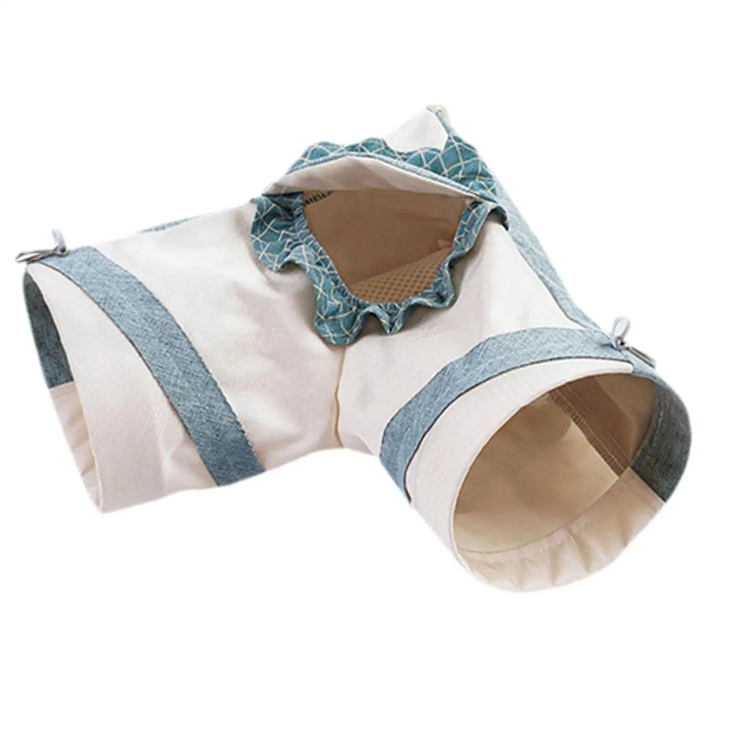 Guinea Pig Tunnel Corner Tunnel Self Entertainment Hamster Hideout Tube Toy for Squirrel Small Animals Rat Chinchilla Ferret