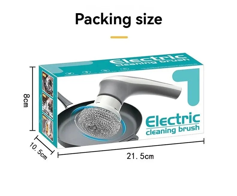 3-in-1 Electric Cleaning Brush USB Rechargeable Rotary Scrubber