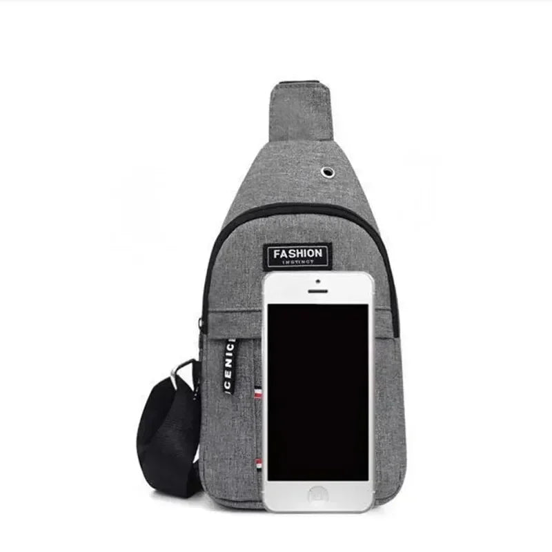 Men's Waterproof Large Capacity Fanny Pack With Adjustable Strap For Outdoor Activities