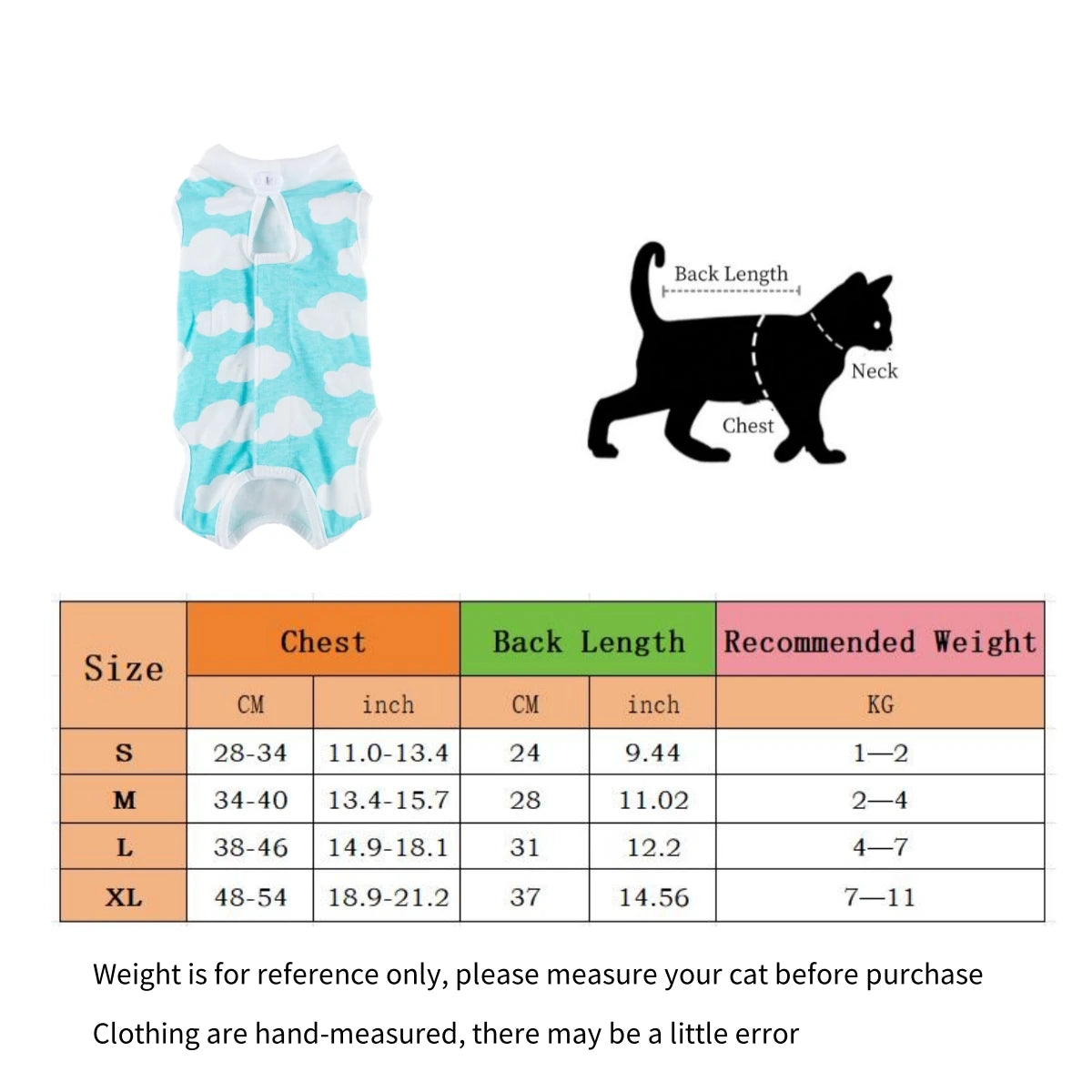 Animal Print Cat Anti-lick Sterilization Suit Pure Cotton Pet Vest Clothes for Puppy Cat Weaning Suit Surgery Recovery Clothing