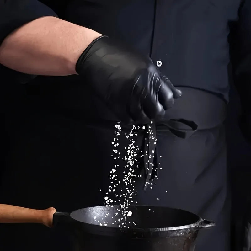 100PCS Disposable Durable Cleaning Gloves for Kitchen Tattooing Hair Dyeing