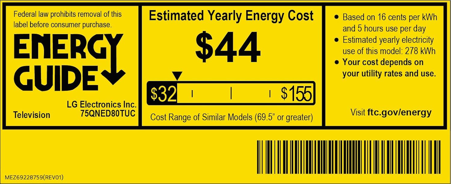 LG Class QNED80T UHD 4K Smart WebOS TV