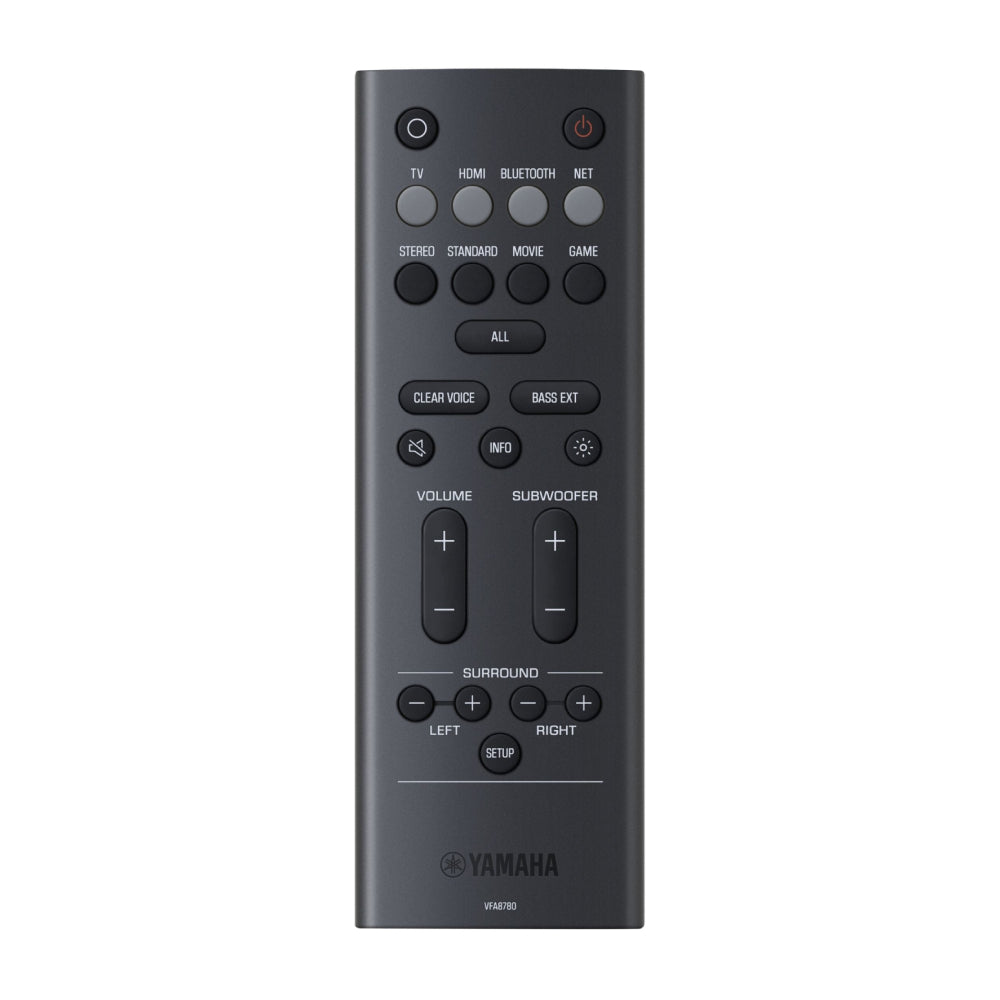 Yamaha True X Bar 50A Dolby Atmos Sound Bar with Wireless Subwoofer - Black
