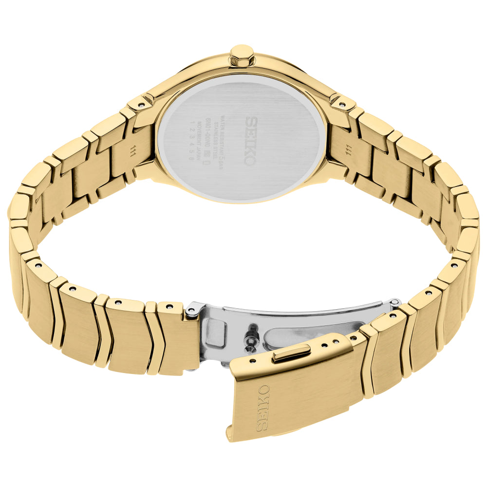 Seiko Essentials Women's 30mm Bracelet Watch - Gold