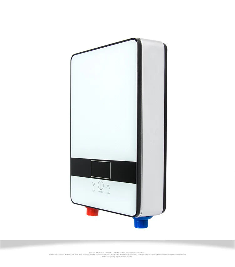 Calentador de agua caliente 6500w Calentador de agua instantáneo sin tanque Termostato Calentador de inducción Calentadores eléctricos táctiles inteligentes Ducha automática