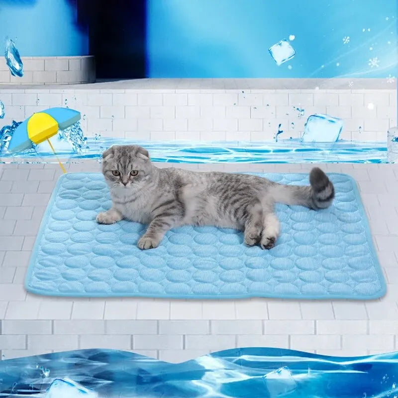 Pet Ice Mats Summer Cooling Sleeping Pad for Small Dogs and Cats