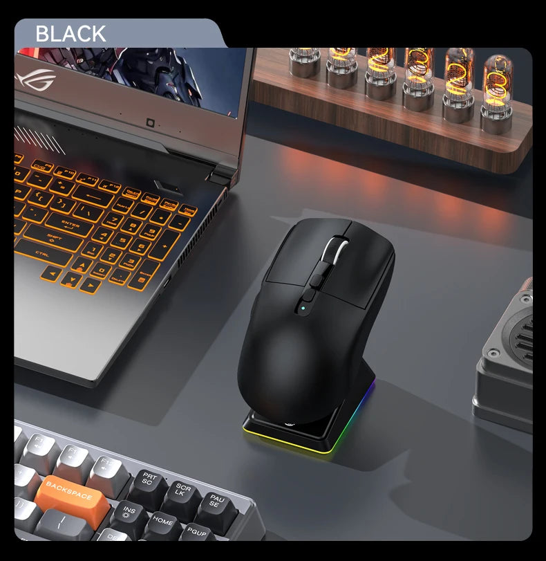 Attack Shark X6 PAW3395 Bluetooth Mouse with RGB Base