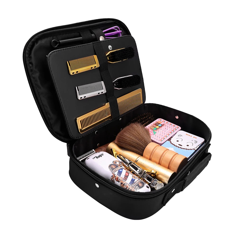 Waterproof Large Capacity Barbershop Hairdressing Tools Storage Case Portable Makeup Travel Bag for Salon Professionals