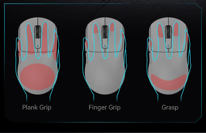 X3 PixArt PAW3395 Bluetooth Mouse 26000dpi Tri-Mode 49g