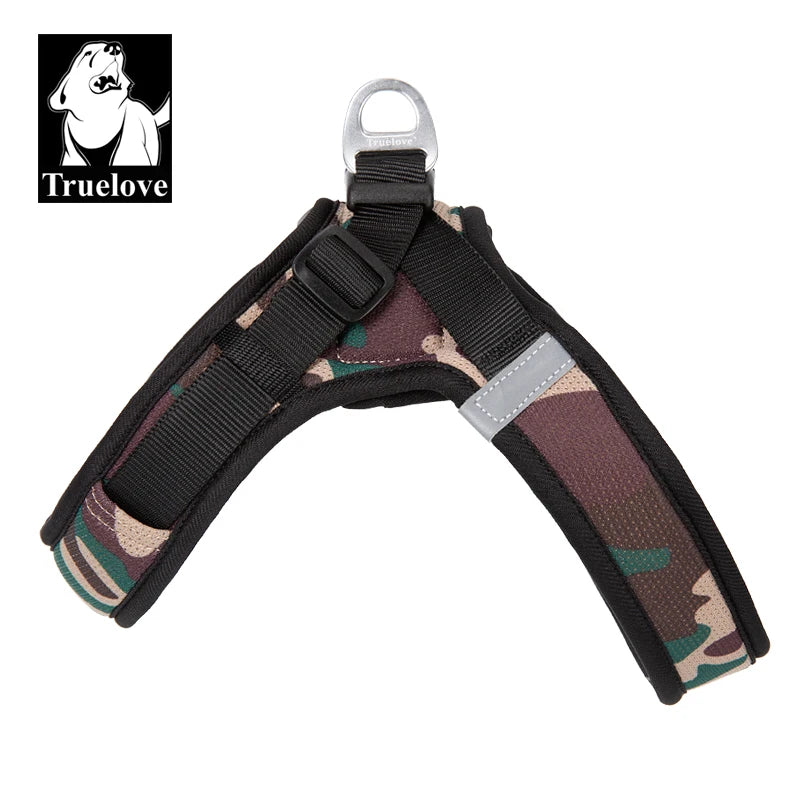 Truelove Adjustable Pet Harness for Small and Medium Dogs Breathable Nylon Mesh Outdoor Training Heavy Duty TLH3013