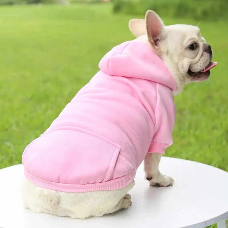 Fashion Dog Clothing Autumn Winter Thick Warm Hoodie Sweater