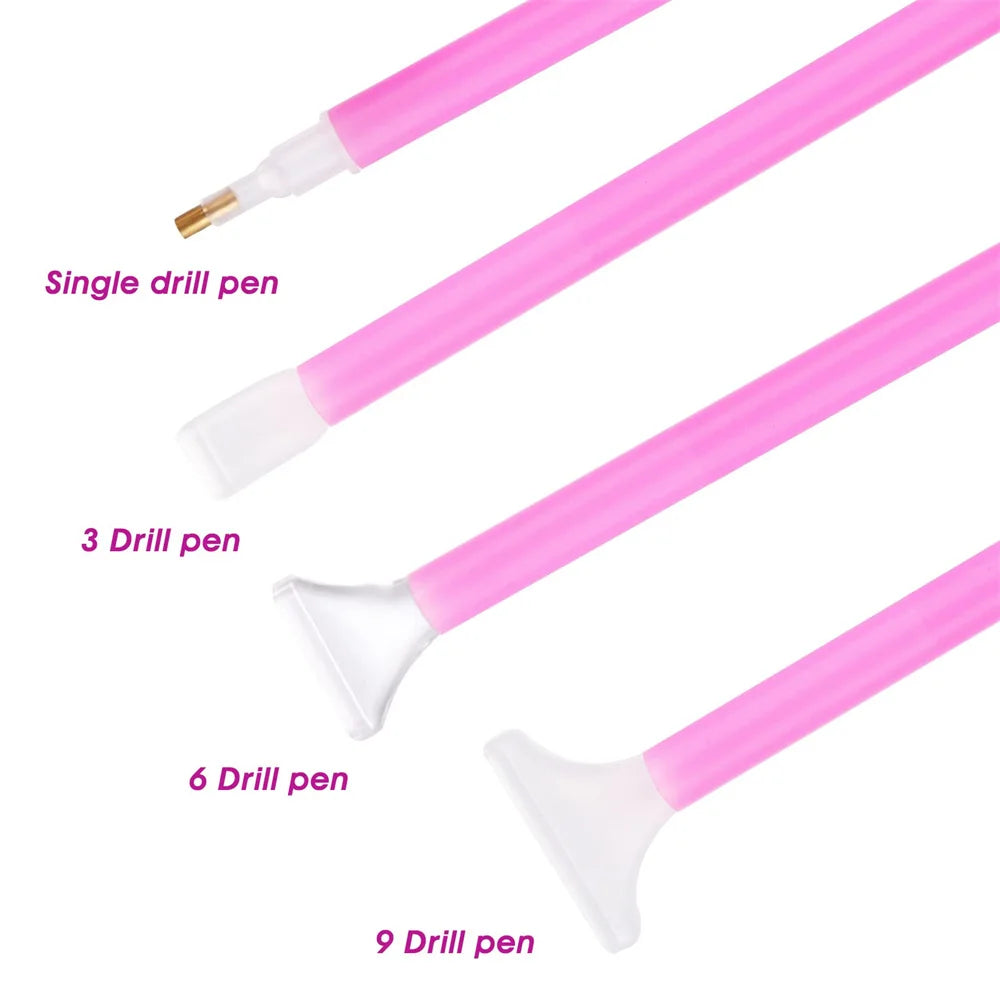 Diamond Painting Accessories Art Tool Kit with Glue Wax Pen Tweezers