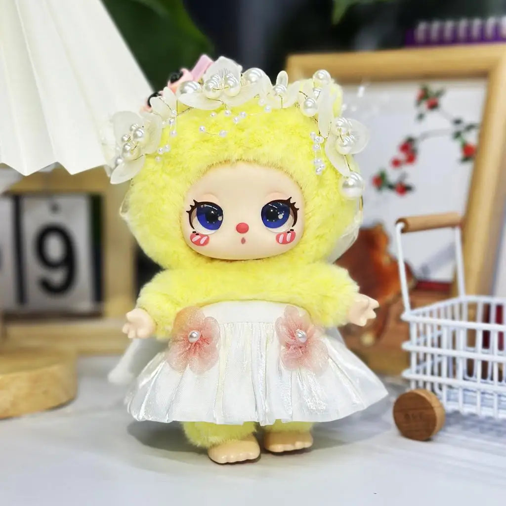 For Liila Lucky Cat Dresses Cute Doll Outfit Accessories