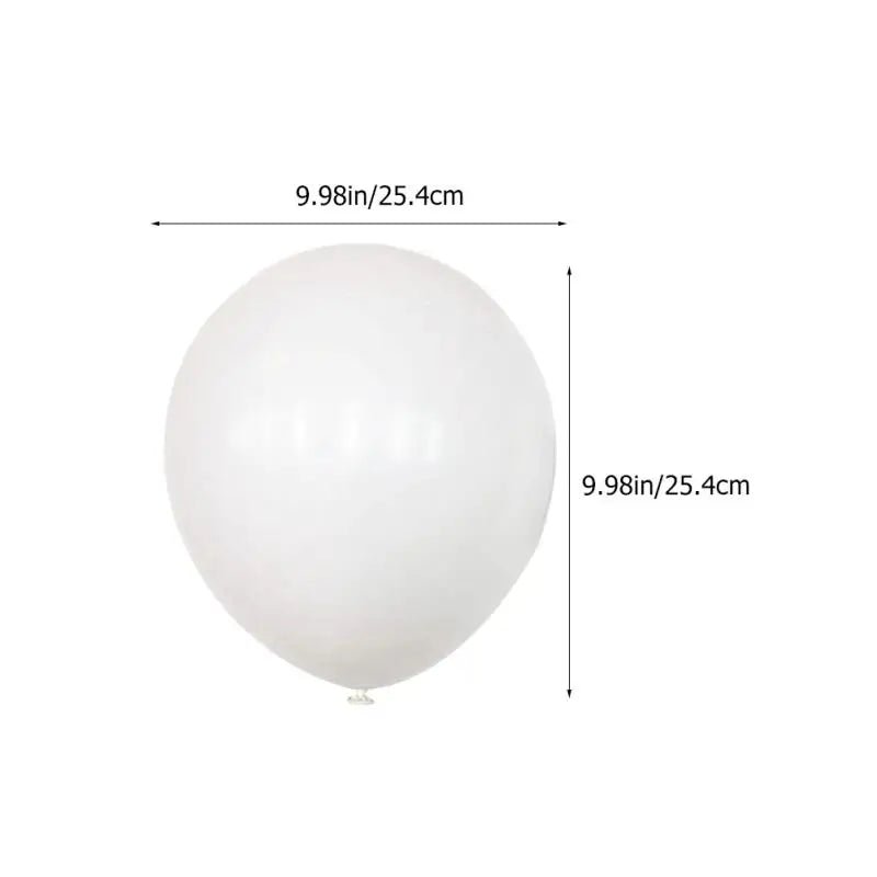 100 Pieces White Latex Balloons for Weddings Birthdays Bridal Showers and Anniversaries Bulk Party Decorations