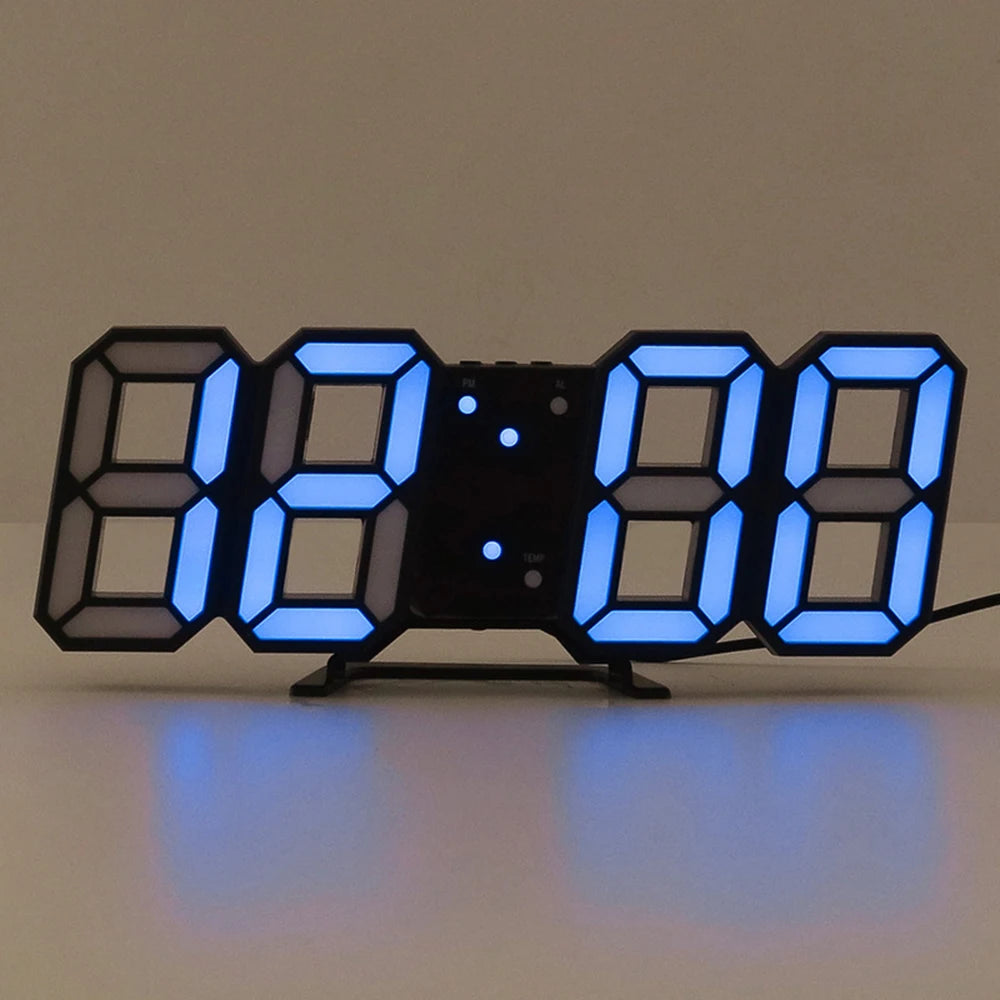 1PC 3D Digital Clock Multi-Functional Large Screen Gift