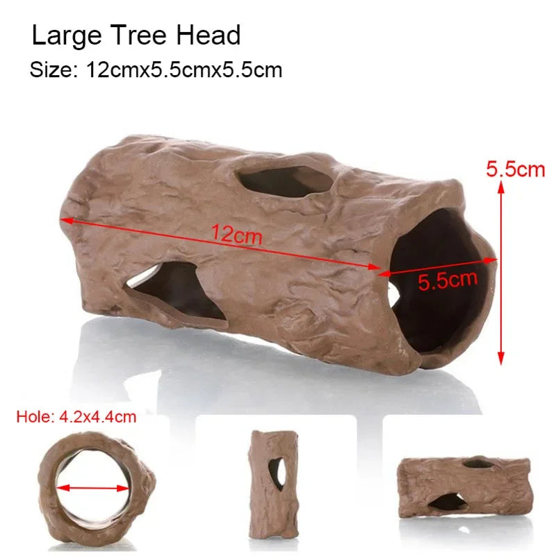 Ceramic Aquarium Decoration Fish Shrimps Shelter House Pottery Scorpion House Canister Simulation Stone Fish Tank Decor Great