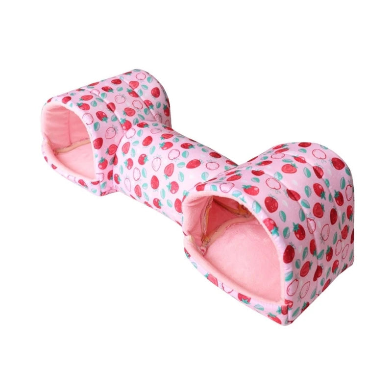 Hamster Rodents Hideaway Toy Gerbil Bed Hideouts Pet Tunnel Cave for Ferrets Hamster Toy Guinea Pigs Toy B03D
