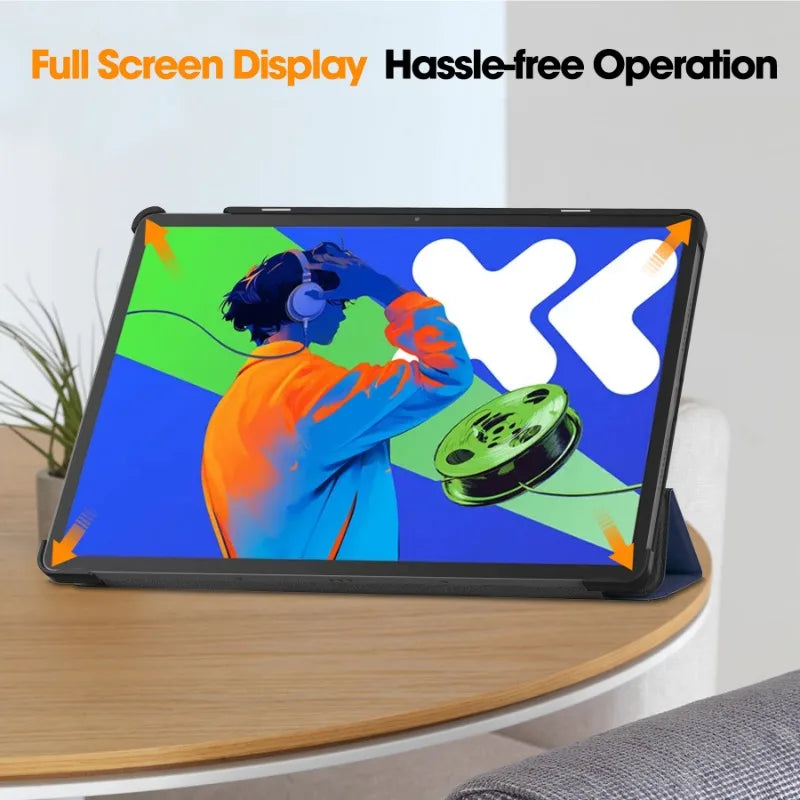 Smart Case for Lenovo Xiaoxin Pad Pro 12.7 Inch 2025 Folding Flip Stand with Auto Sleep Feature Tablet Cover