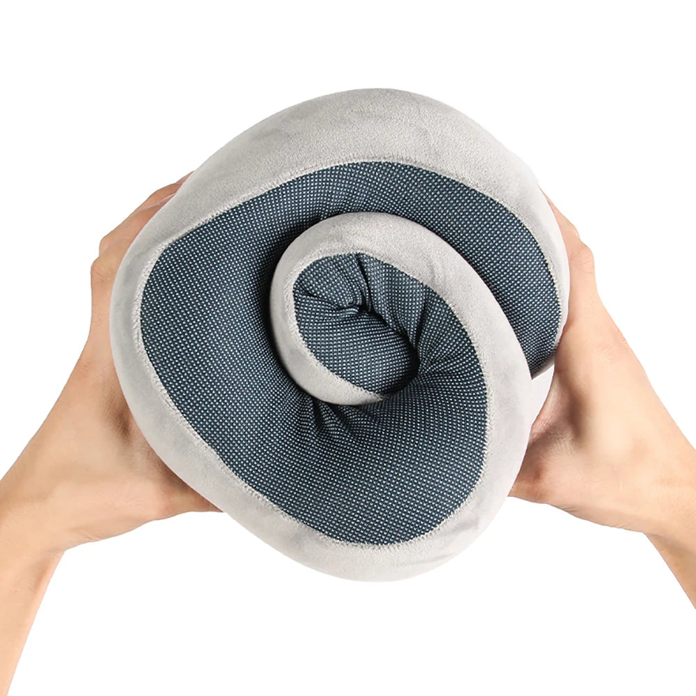 Soft Travel Pillow U Shaped Memory Foam Neck Cushion for Airplanes