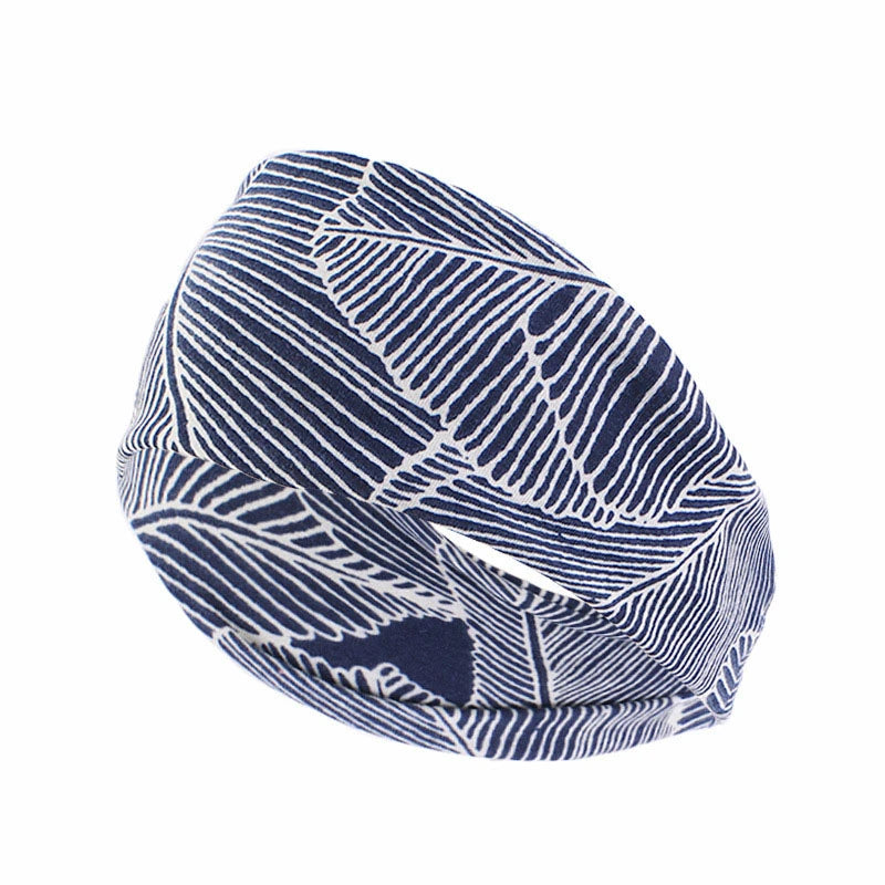 Headbands For Women Solid Color Elastic Wide Turban Headwrap Yoga Makeup Hair Accessories