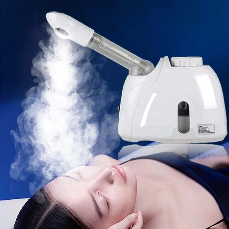 Facial Hot Spray Steamer with Extendable Arm for Spa and Moisturizing