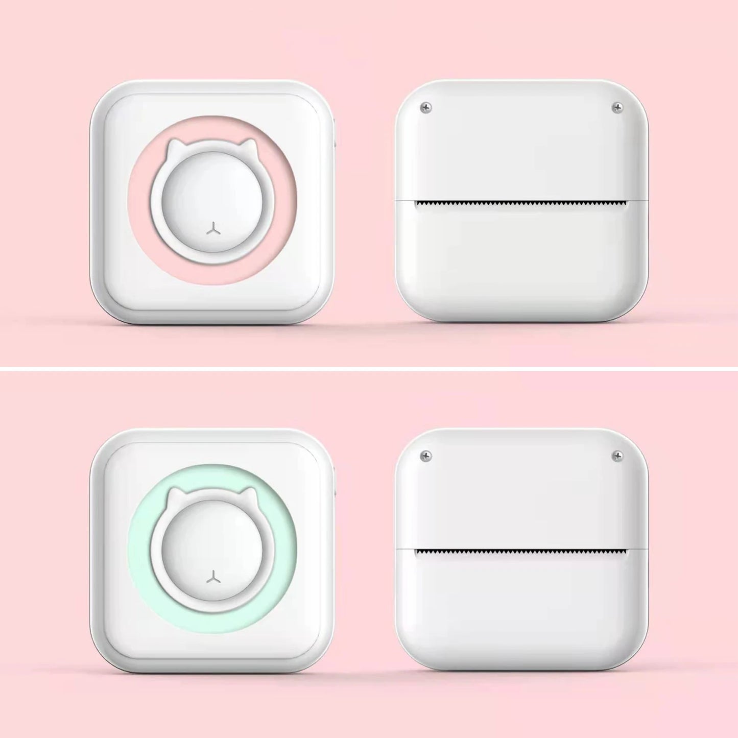 Portable Mini Thermal Printer Wireless BT 203dpi Label Memo Printing