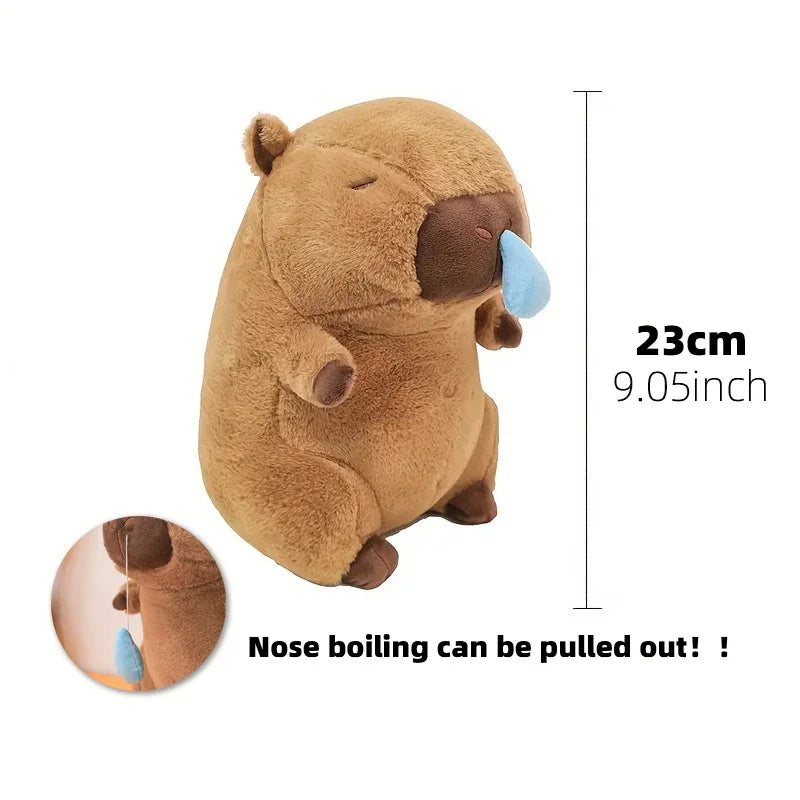 23cm Capybara Plush Doll Soft Fluffy Animal Toy Gift