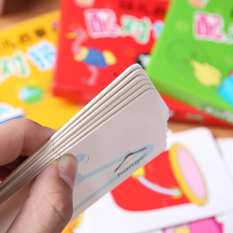 32Pcs Toddler Matching Card Montessori Puzzle Toys for Cognitive Training