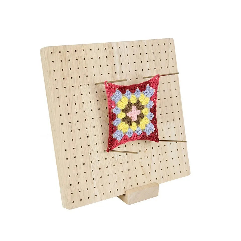Wooden Knitting Blocking Board for Granny Squares Shawls Scarves Socks Sweaters and DIY Projects