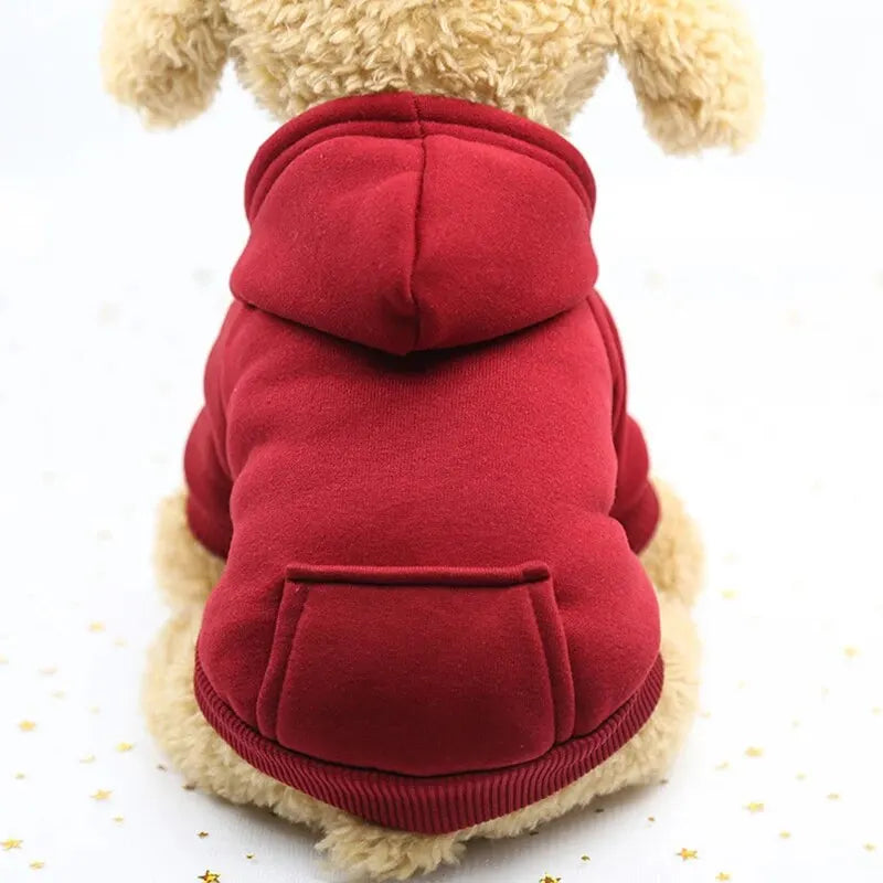 Fashion Dog Clothing Autumn Winter Thick Warm Hoodie Sweater
