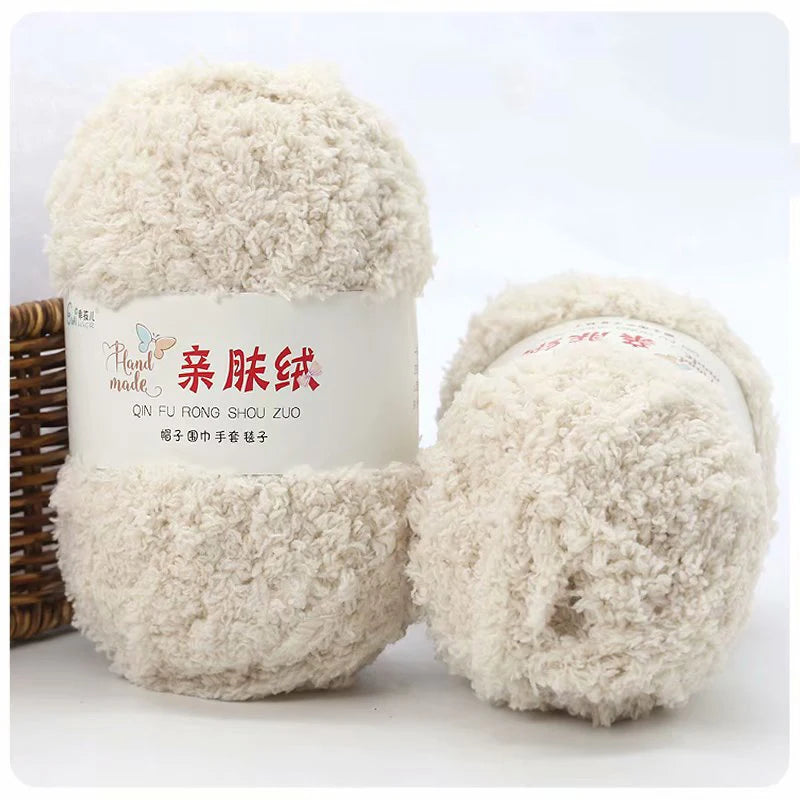 50g/Set Chenille Yarn Soft Coral Velvet for Knitting DIY