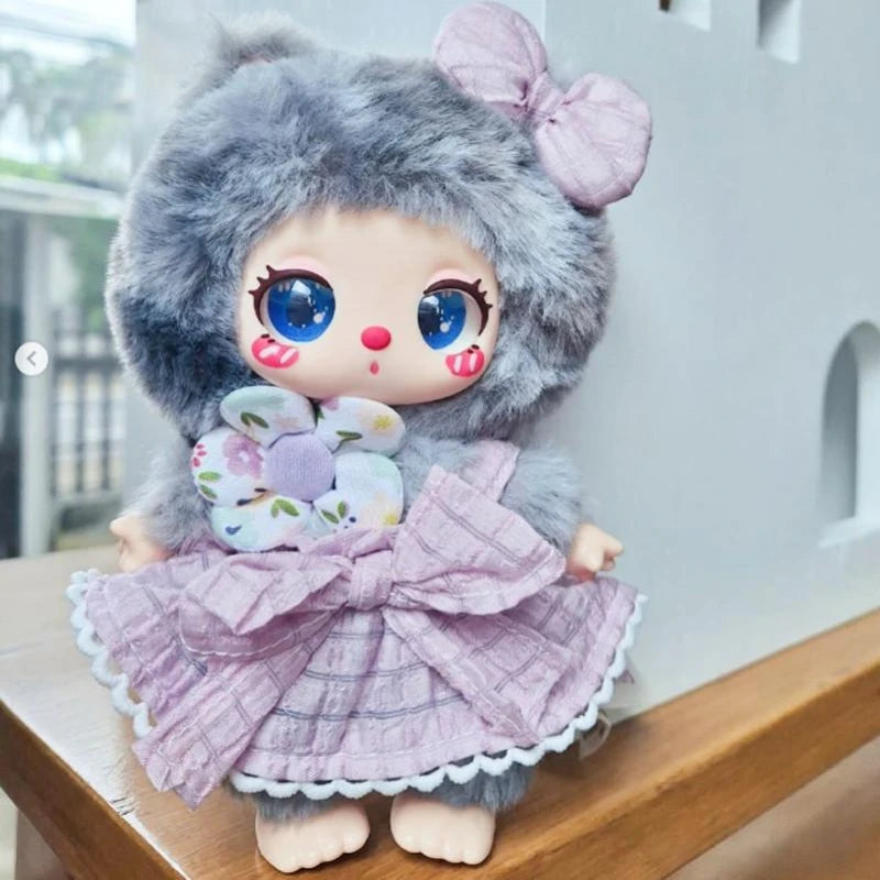 For Liila Lucky Cat Dresses Cute Doll Outfit Accessories