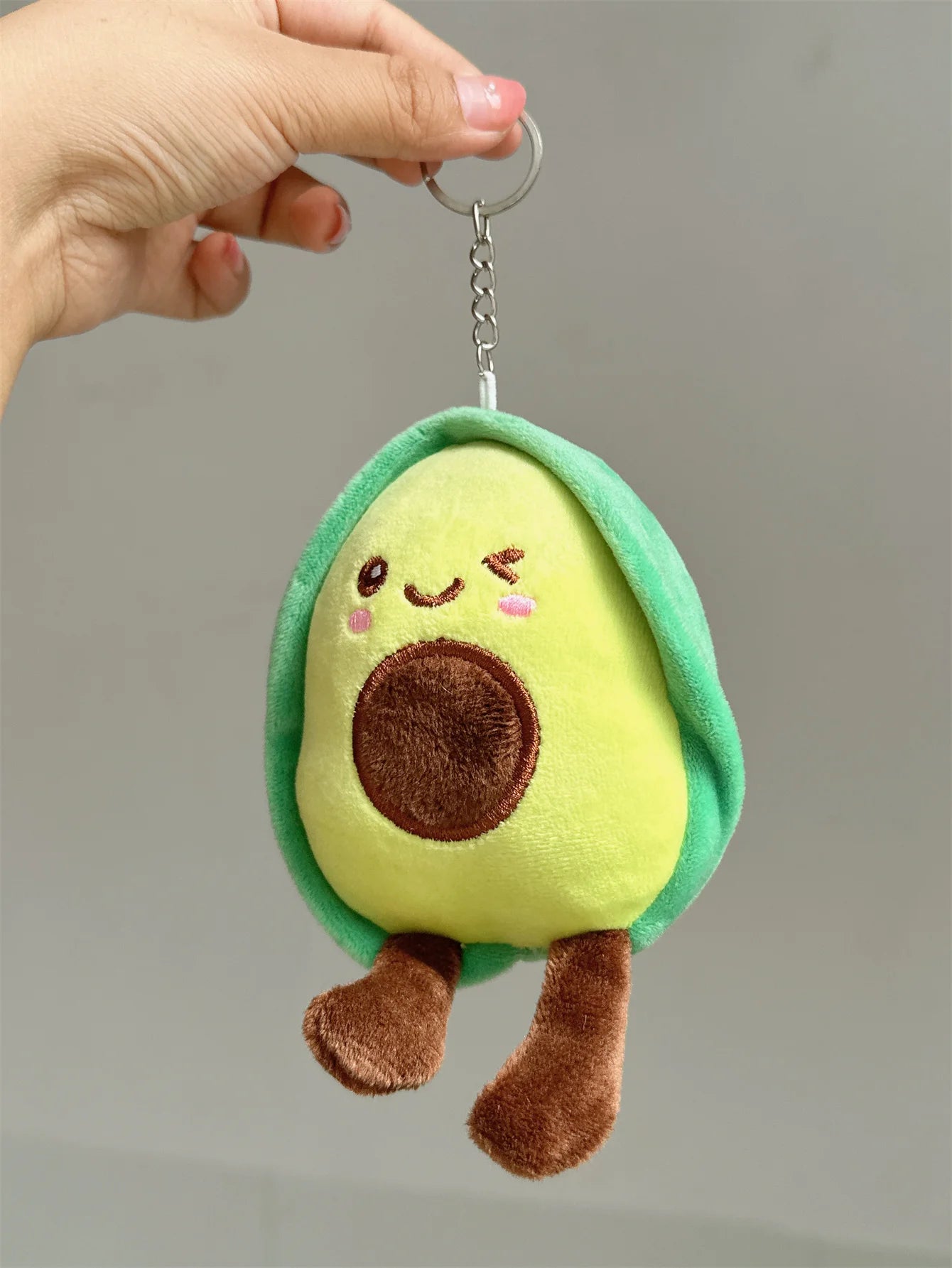 Strawberry Hat Capybara Plush Toy Keychain and Backpack Pendant
