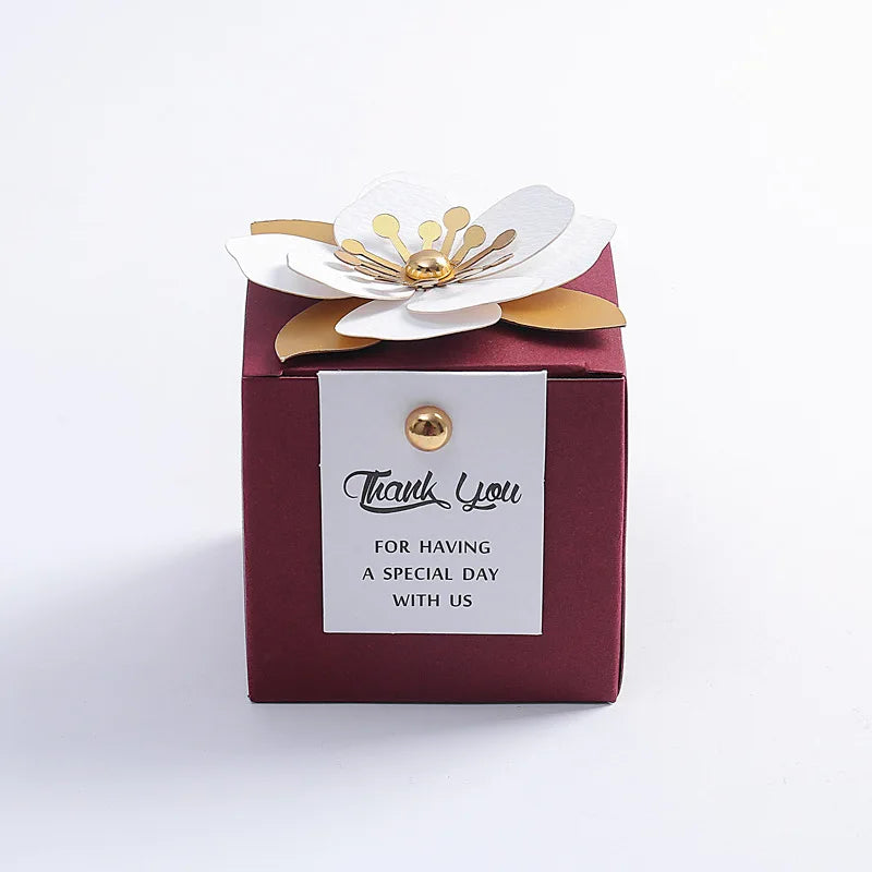 Luxury Sweet Wedding Gift Box Set Elegant Candy Boxes