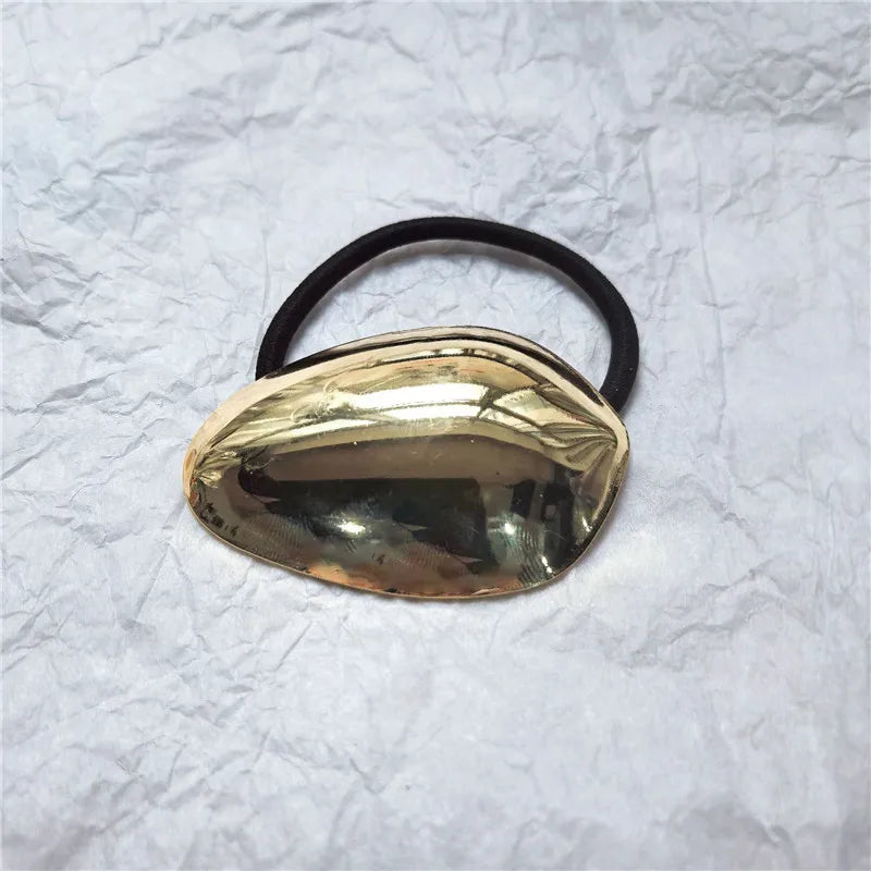 New Fashion Metal Irregular Double-Layer Hair Bands Ropes