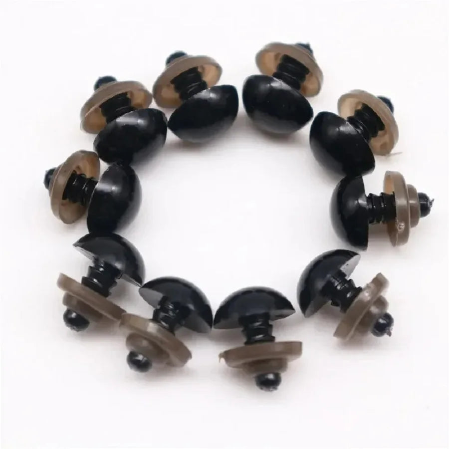 8/10/12/14mm Plastic Safety Eyes For Toys DIY Mix Size Amigurumi Accessories