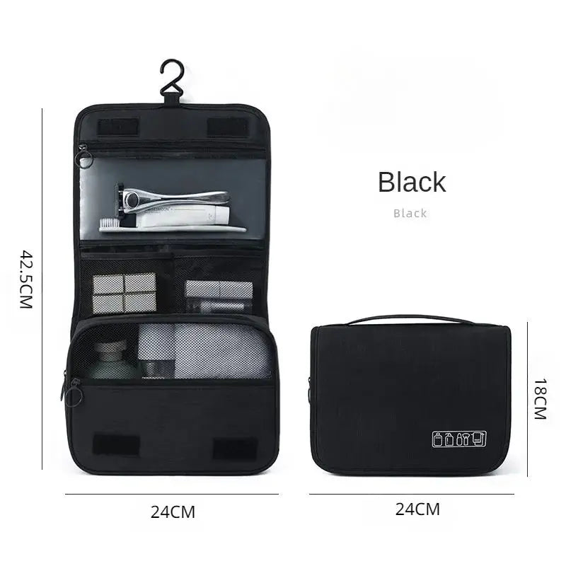 1pc Foldable Toiletry Bag Organizer for Travel and Makeup