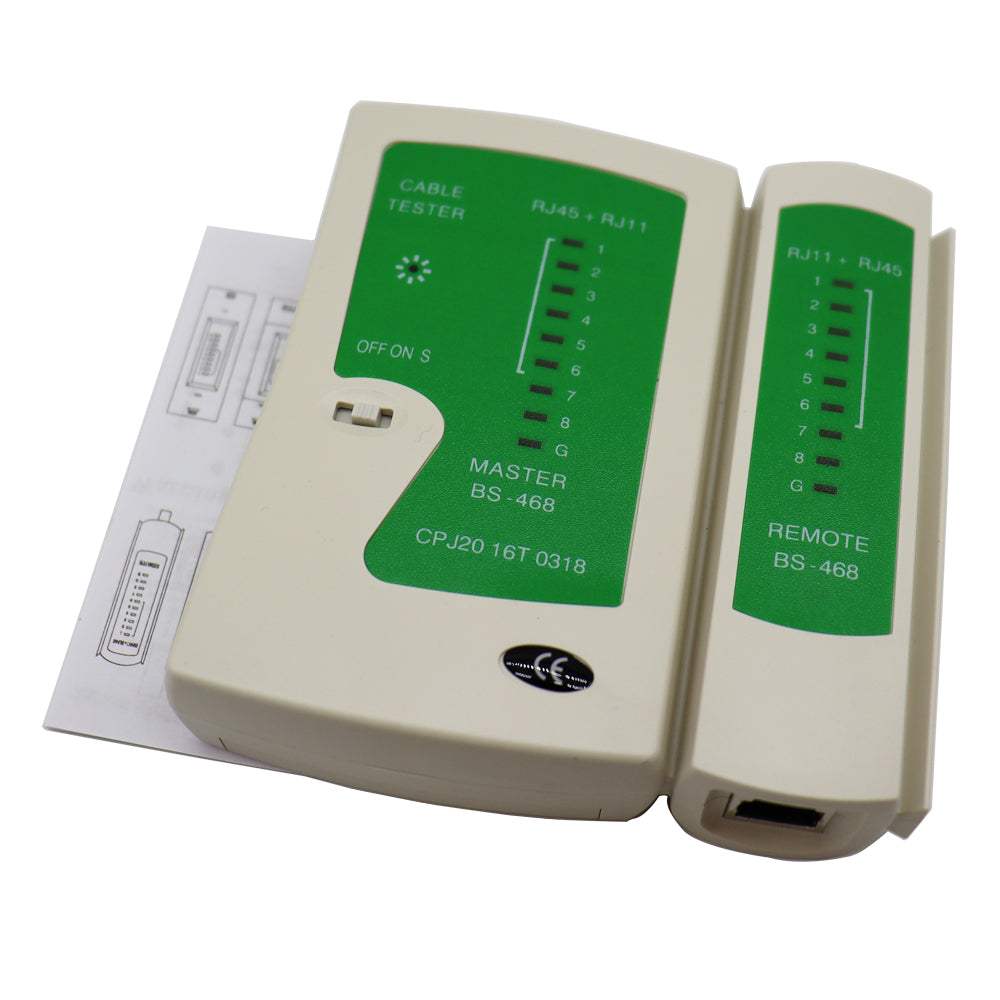 Network Cable Tester RJ45 RJ11 Cat5 Cat6 LAN Wire Tracker Tool
