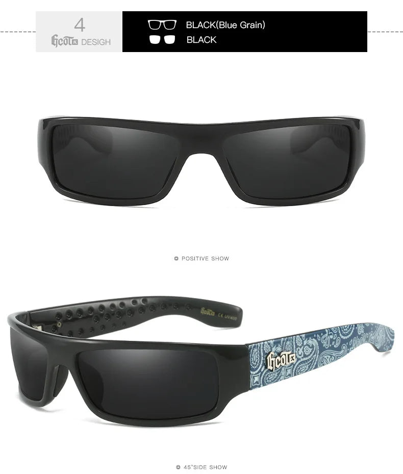 GCOTX Trendy Brand Polarized Sunglasses Hip Hop Style 2024