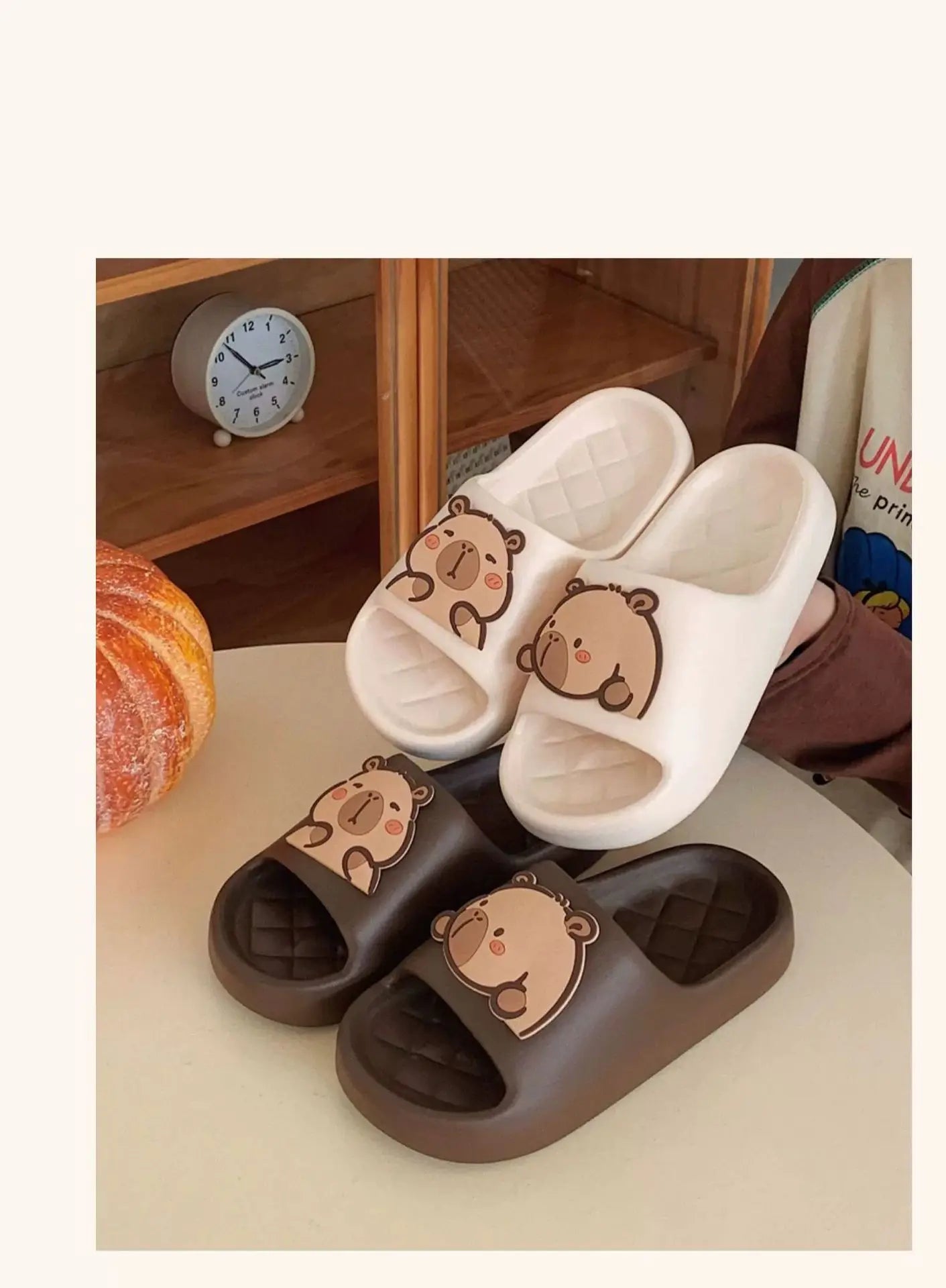 Home Slipper Women Capybara Cute Cloud Sandals Flip Flops