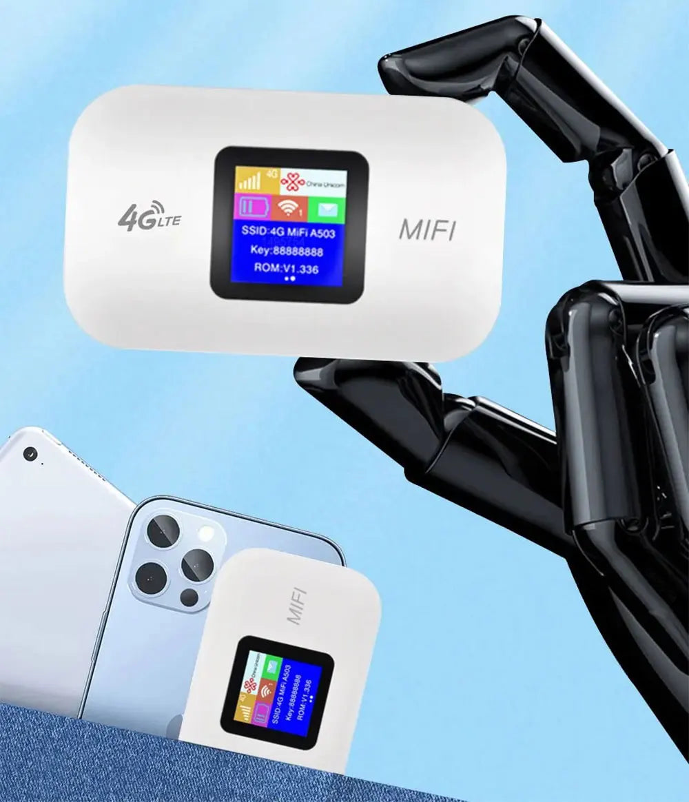 4G LTE Router Wireless WiFi Portable Modem Mini Outdoor Hotspot 150Mbps 3000mAh Battery