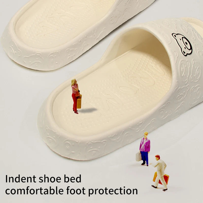 Non-Slip Slippers Female Summer EVA Indoor Home Sandals 2024