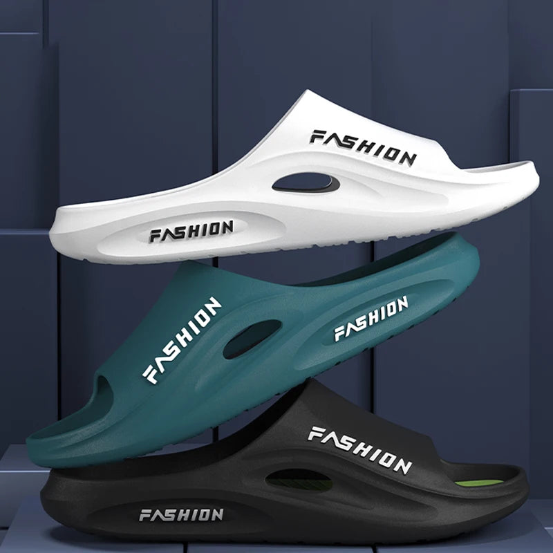 2024 Super Thick Bottom Slippers for Home Use Non-Slip Summer Fashion Slippers for Men