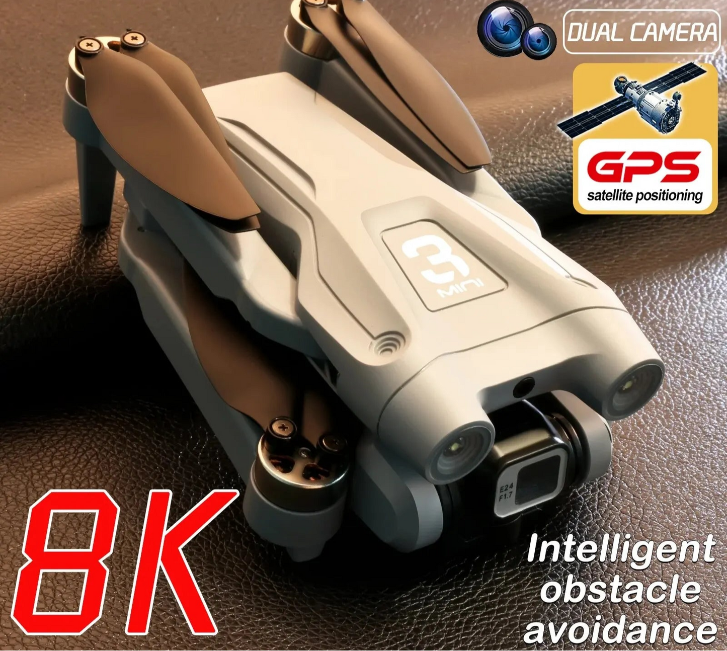 Origin Z908 Pro Drone 8K GPS Dual Camera Long Range Quadcopter for Aerial Photography